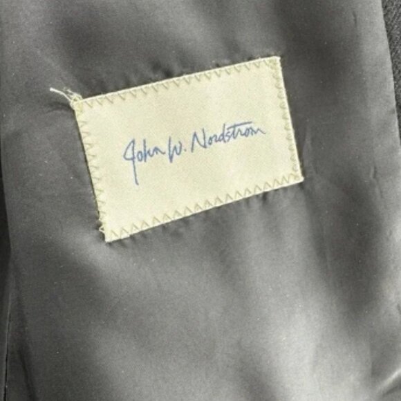 John W Nordstrom x Loro Piana Black 100% Cashmere 2-Btn Blazer Jacket 44L‎ - Picture 7 of 11